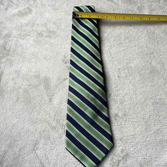 Izod green and blue striped tie - Picture 3 of 6
